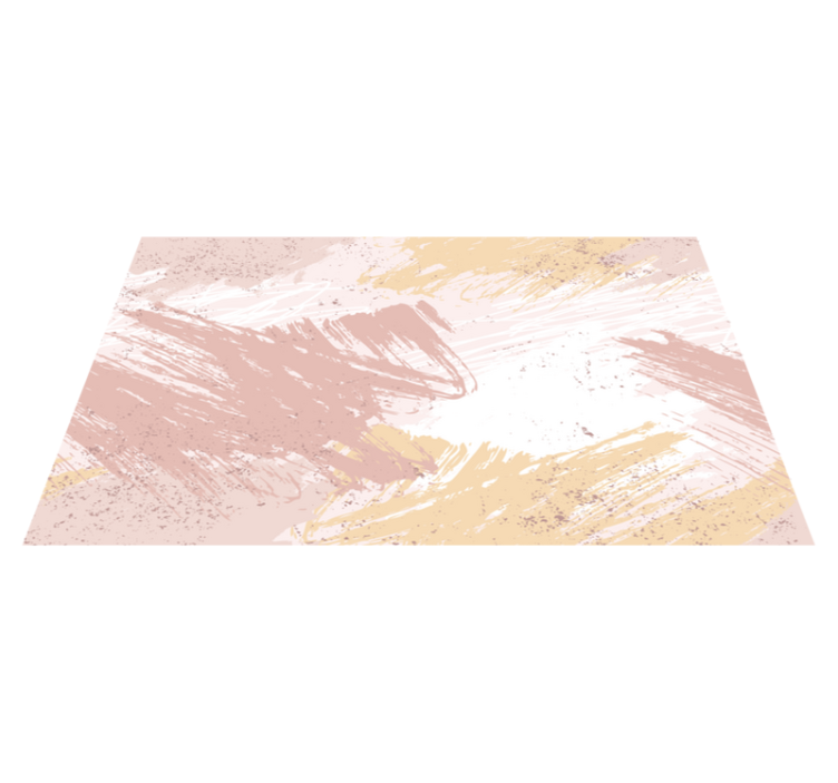 Abstract Pink modern vinyl rug - TenStickers