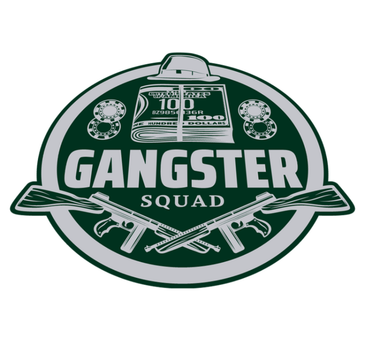 Gangster squad vintage rug - TenStickers