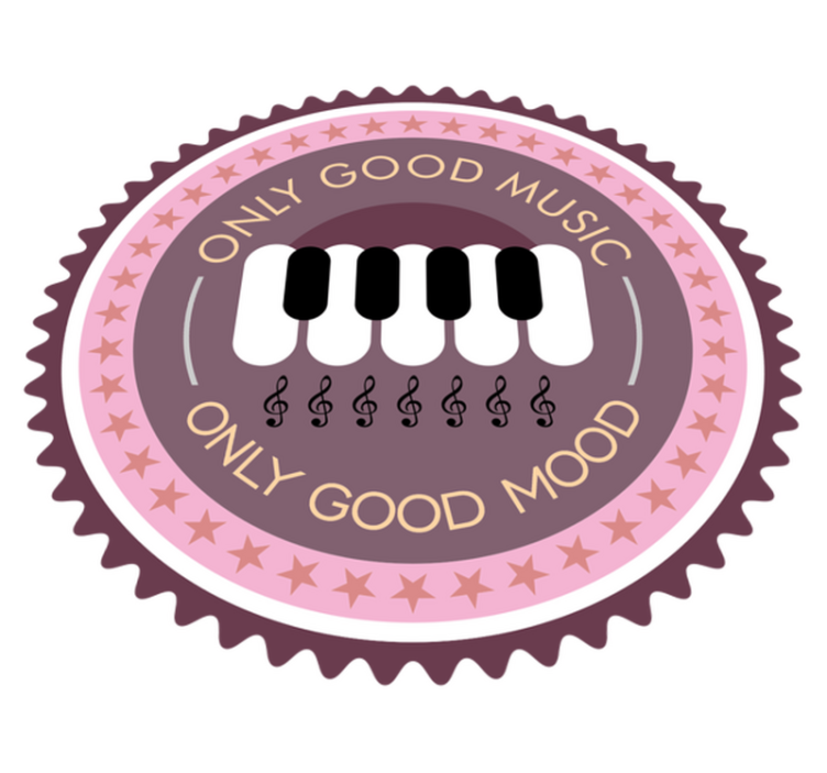 Musical Mood Enhancer custom rug - TenStickers