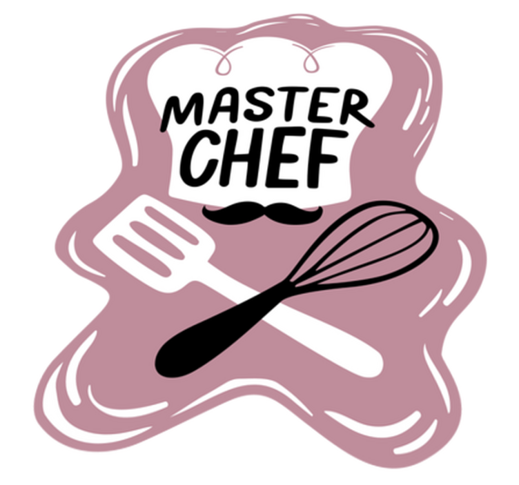 Master chef kitchen floor tiles - TenStickers