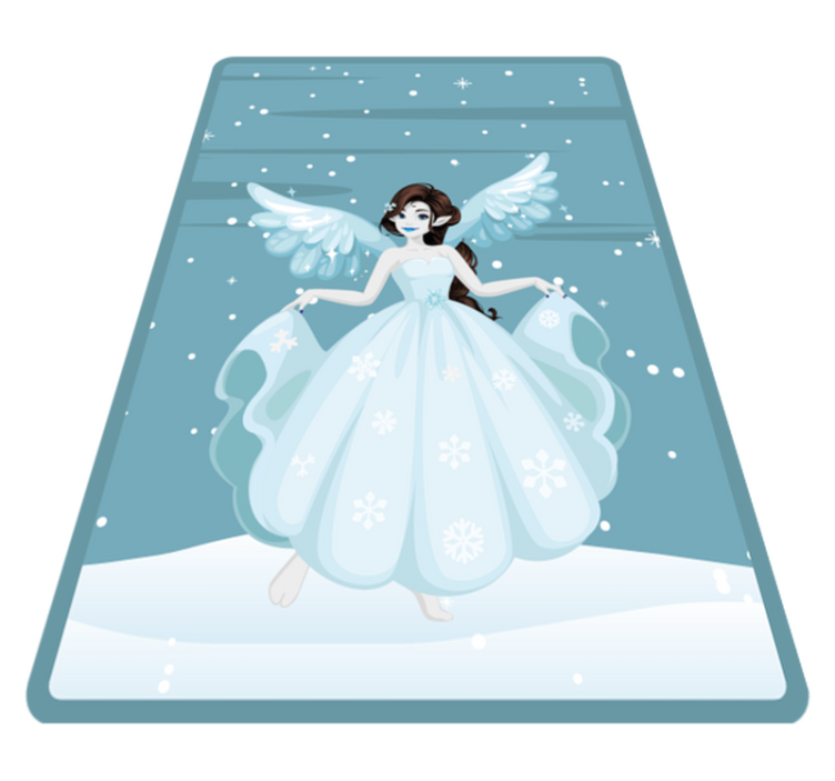 Greek godess of winter bedroom rug - TenStickers