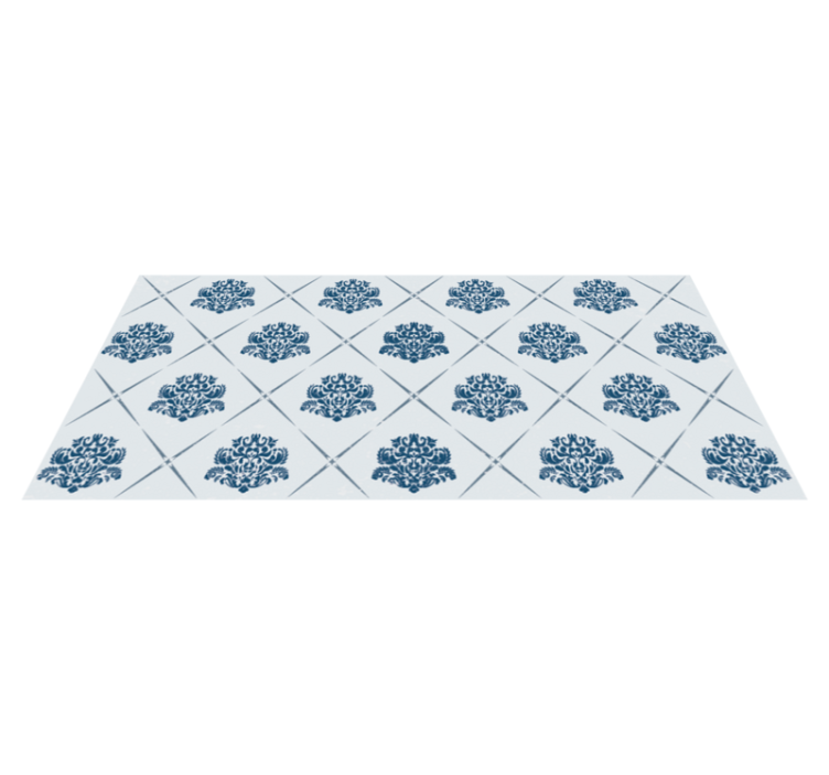 Floor tile decals modern rug - TenStickers