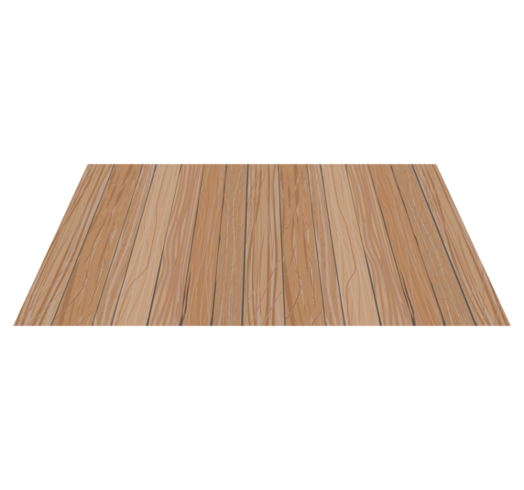 Wooden Streaks textured vinyl rug - TenStickers