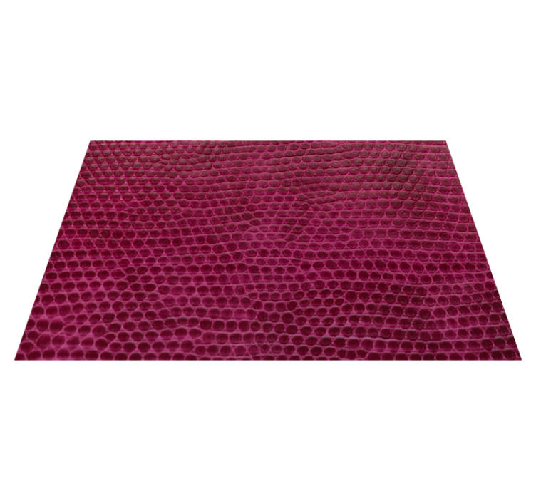 Textured Crimson Fabric animal print vinyl rug - TenStickers