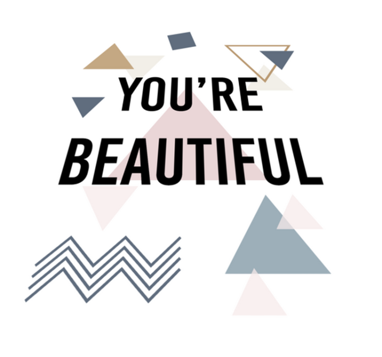 You are so beautiful custom rug - TenStickers