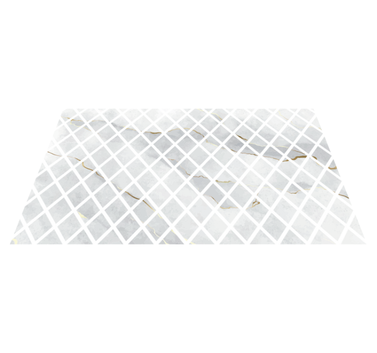 Elegant marble pattenr kitchen vinyl rug - TenStickers