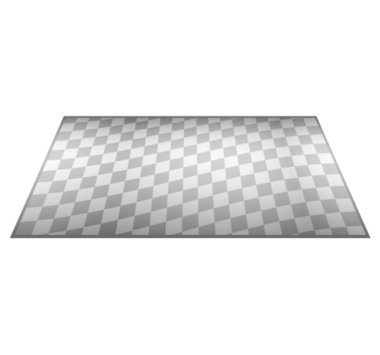 Checkered Arrangement tile vinyl rug - TenStickers