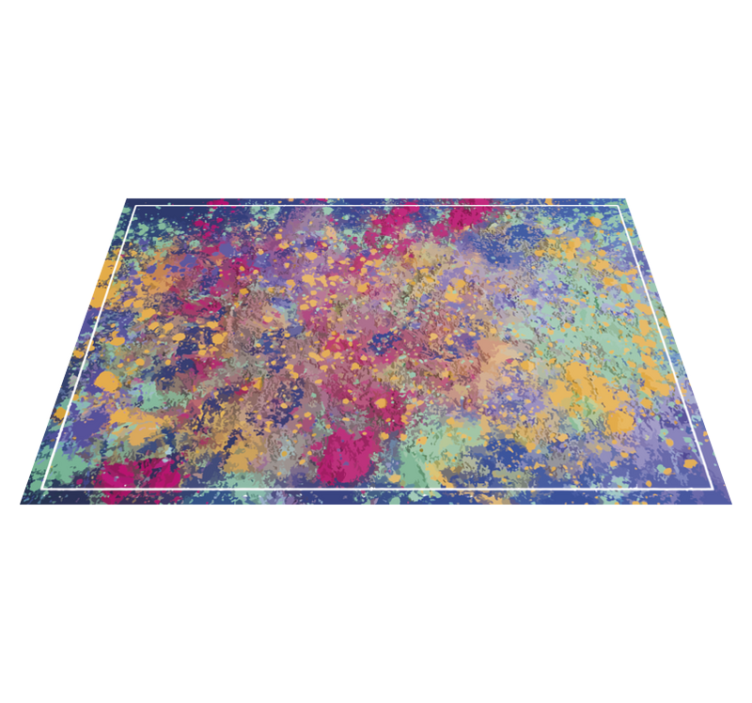 Abstract burst textured vinyl rug - TenStickers
