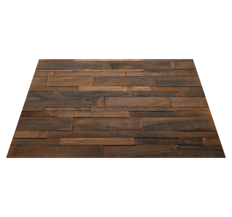 Rustic Pattern wood effect vinyl rug - TenStickers