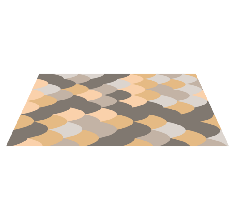 Subtle Wave Pattern striped vinyl rug - TenStickers
