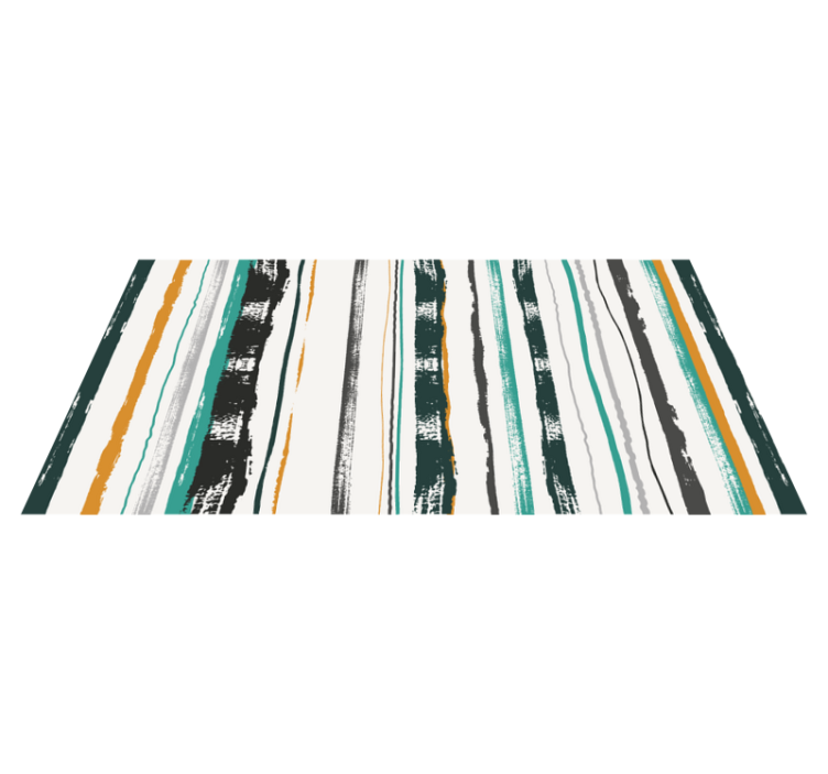 Sober pinting stripes nordic vinyl rug - TenStickers