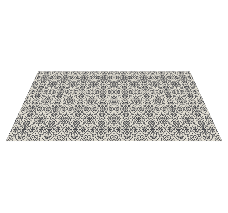 Mosaic vinyl rug with elegant mosaic design - TenStickers