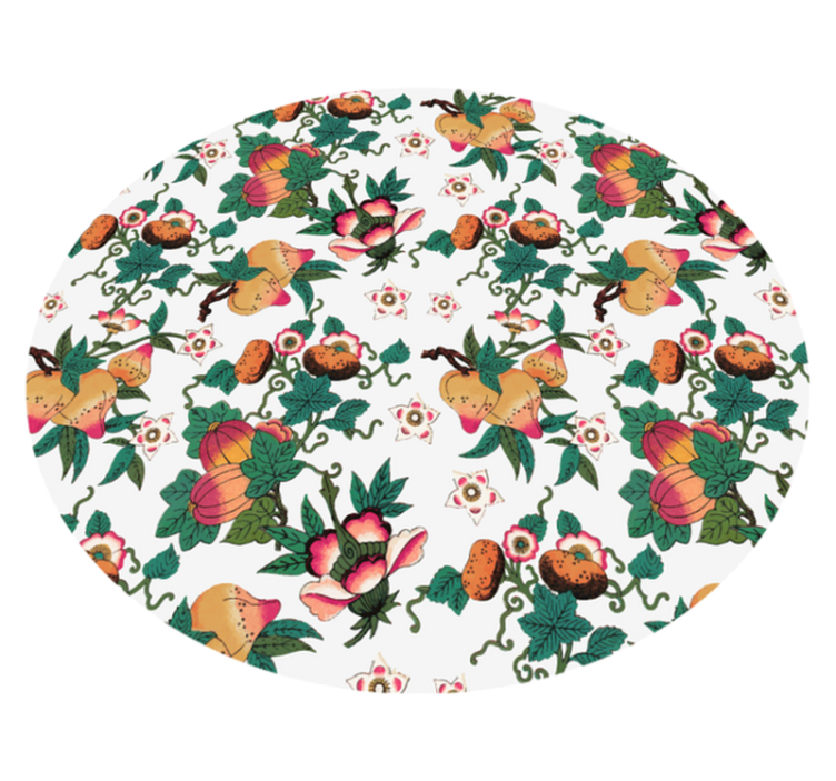 Botanical Floral Arrangement floral vinyl rug - TenStickers