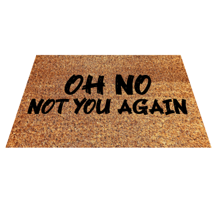 Oh no not you again entrance hall tiles - TenStickers