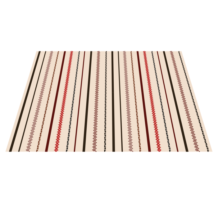 English layered look stripes carpet - TenStickers