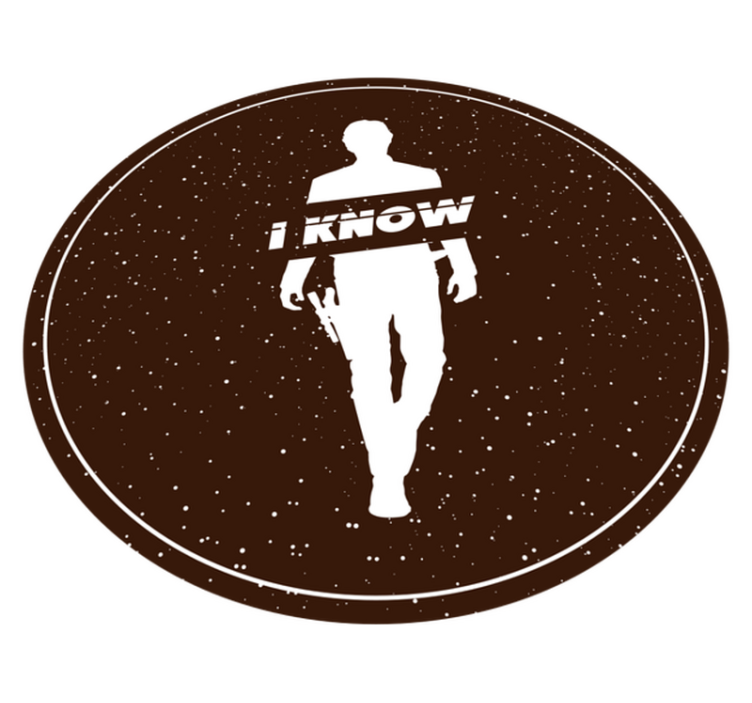 Minimalist Silhouette Statement minimal vinyl rug - TenStickers