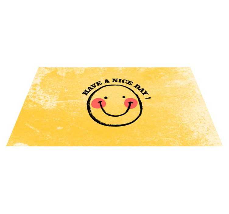 Have a nice day! custom rug - TenStickers