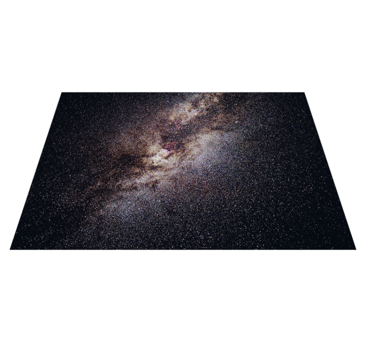 Astral Nightfall bedroom vinyl rug - TenStickers