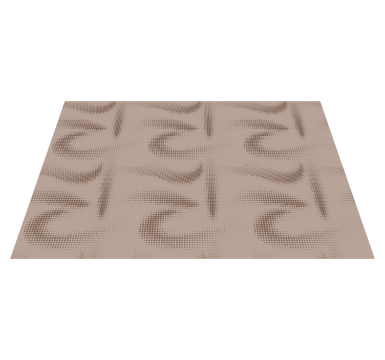 Soft Textured Swirls living room vinyl rug - TenStickers