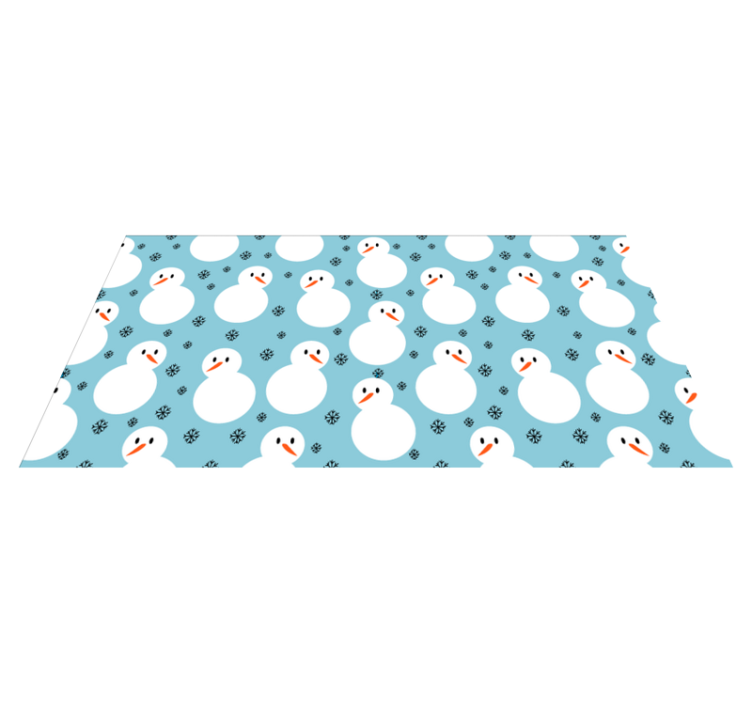 Snowman Festive Surface Christmas carpet runner - TenStickers