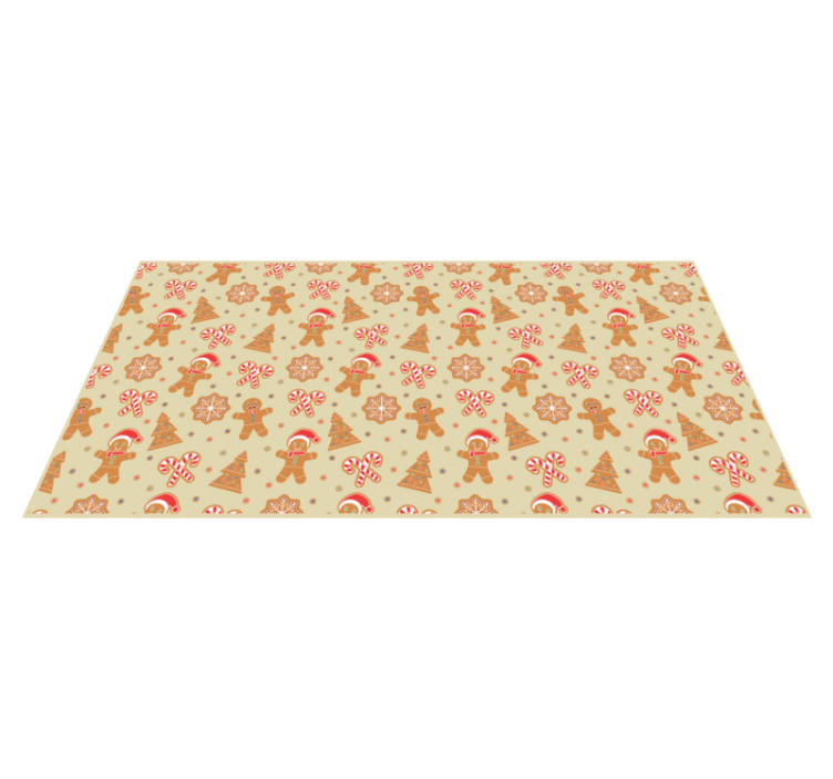 Festive Holiday Patterns Christmas carpet runner - TenStickers