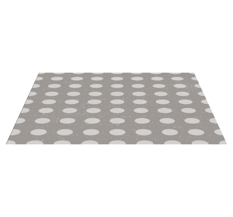 Polka Dot Pattern striped runner rug - TenStickers