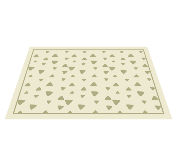 Triangular Pattern geometric rug - TenStickers