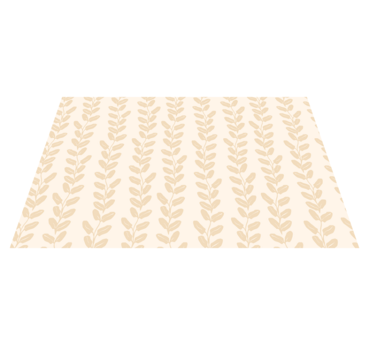 Botanical Pattern floral rug - TenStickers