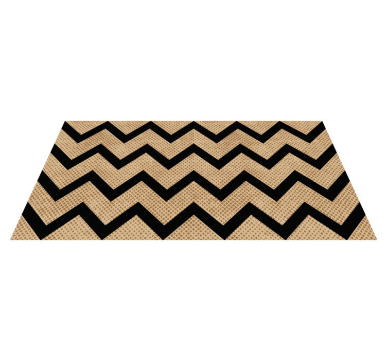 Hollywood-regency zigzag lines stripes carpet - TenStickers