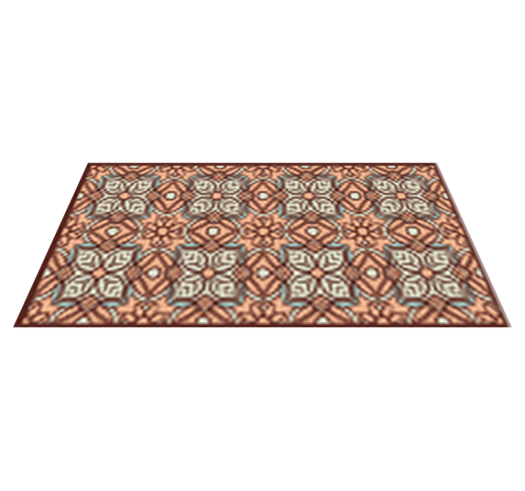 Classical light colors geometric pattern carpet - TenStickers