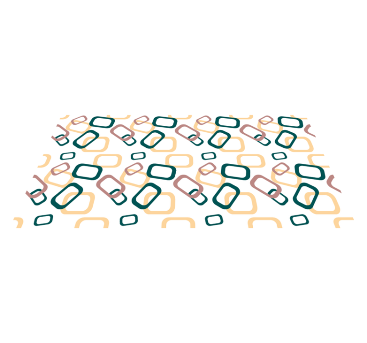 Abstract Irregular forms modern rug - TenStickers