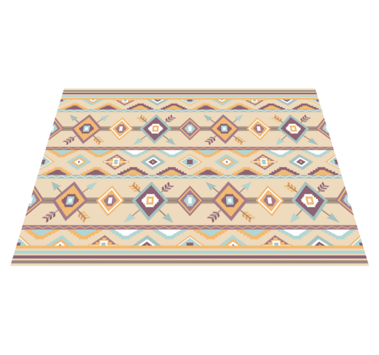Ethnic berber beige vinyl rug - TenStickers