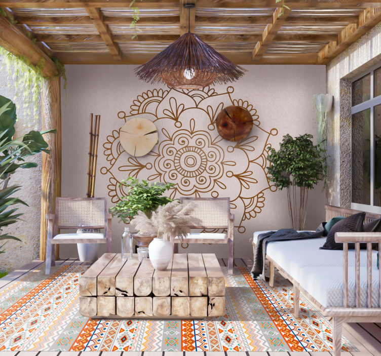 Stylový vzor BohemianBohemian Style Pattern ethnic rug - TenStickers