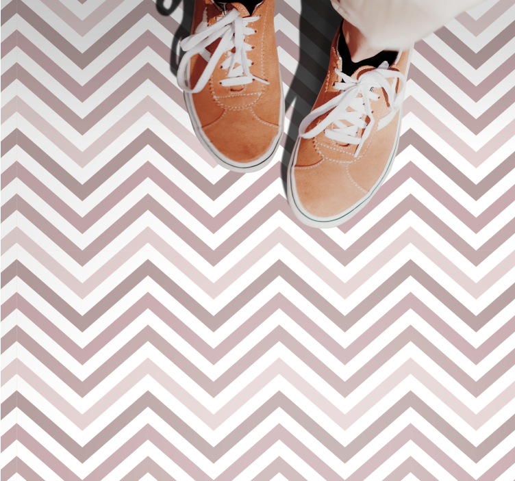 Chevron Pattern Design geometric rug - TenStickers