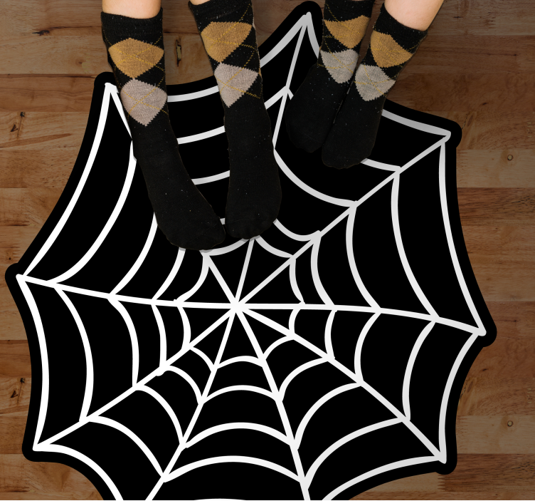 Cobweb rug teen vinyl rug - TenStickers