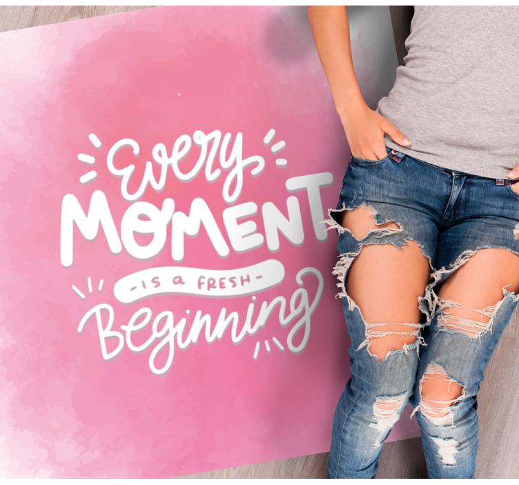 Every Moment Fresh custom rug - TenStickers