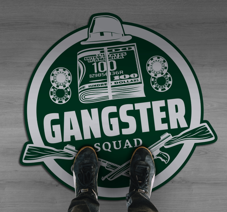 Gangster squad vintage rug - TenStickers