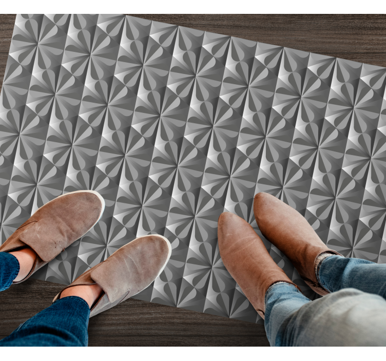 Geometric Symmetry geometric rug - TenStickers