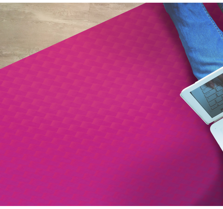 Gradient Hexagonal Pattern textured vinyl rug - TenStickers