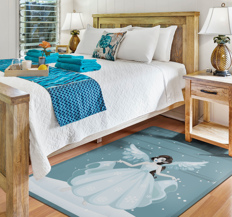 Greek godess of winter bedroom rug - TenStickers