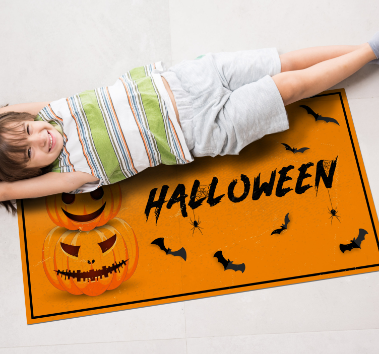 Halloween Celebration halloween vinyl rug - TenStickers