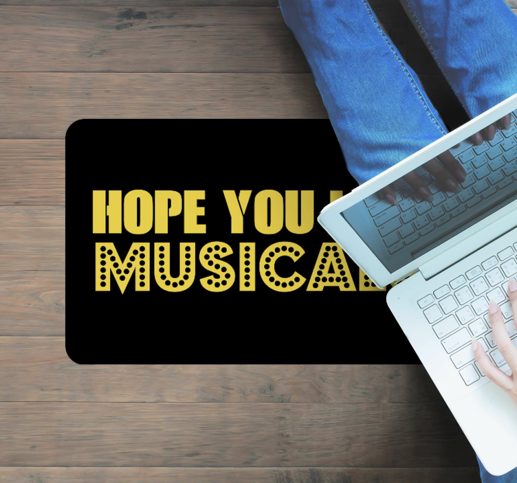 Hope Like Musicals custom rug - TenStickers