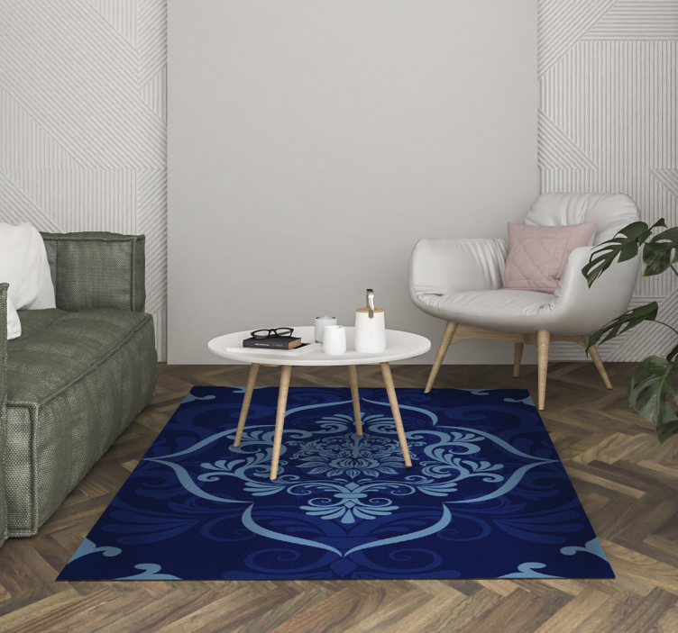 Intricate Mandala Elegance mandala vinyl rug - TenStickers