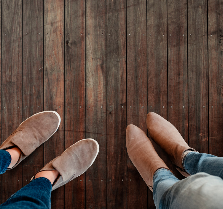 Luxurious Timber Surface wood effect vinyl rug - TenStickers
