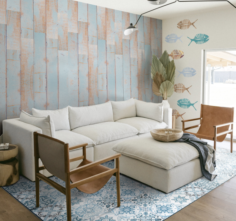 Mediterranean  tile carpet - TenStickers