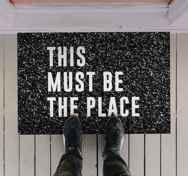 Must be the place entrance hall vinyl rug - TenStickers