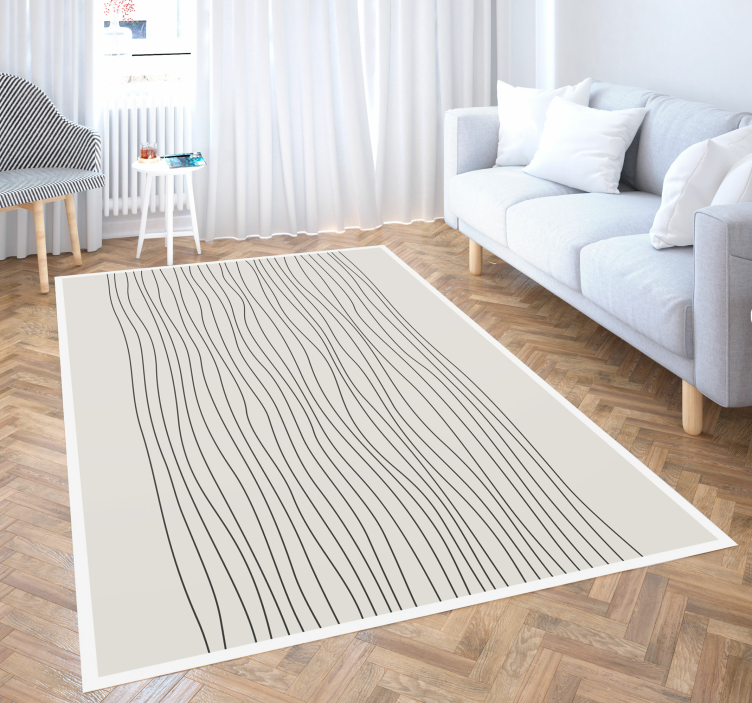 Nordic lines stripes carpet - TenStickers