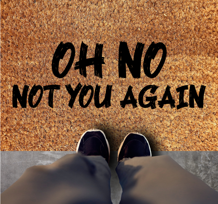 Oh no not you again entrance hall tiles - TenStickers