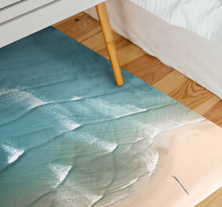 Sea shore nature vinyl rug - TenStickers
