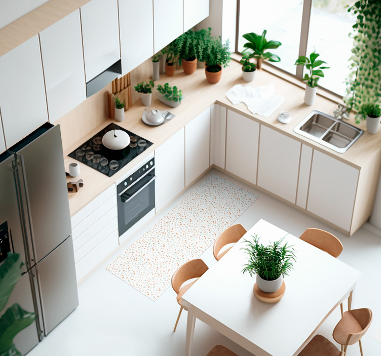 Terrazo candy tile carpet - TenStickers